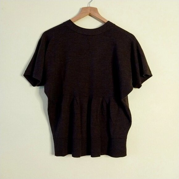 Coldwater Creek Wool Blend Sweater Women Size XS Brown Fall Preppy Career Casual - Picture 5 of 9